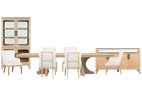 Somerset - Extendable Trestle Dining Table Set