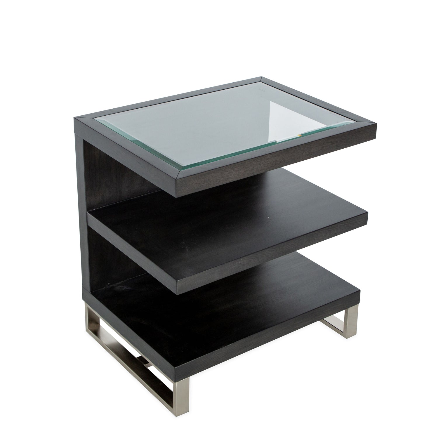 Langston - Rectangular End Table - Ebony