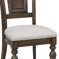 Woodbury - Wooden Side Chair - Cowboy Boots Brown