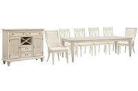 Newport - 8 Piece Extendable Rectangular Dining Table Set