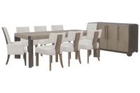 Anderson Park - Leg Dining Table Set With Klismos Chairs