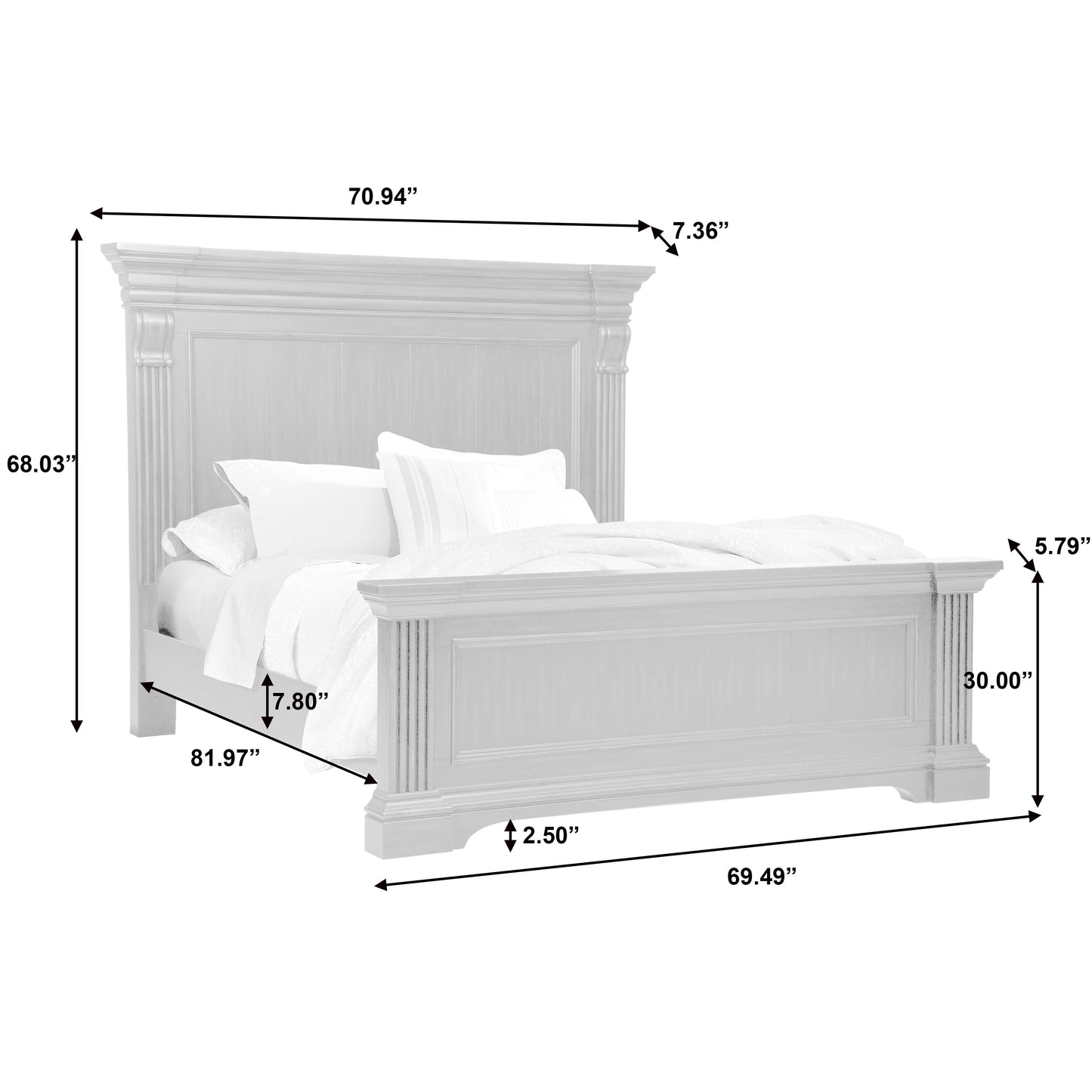 Caldwell - Queen Bed - Brown