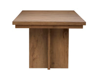 Marcel - Extendable Trestle Dining Table - Harvest Brown