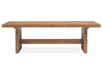 Lindon - Trestle Dining Table - Light Brown