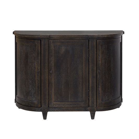 Pulaski Accents - Curved 3 Door Hallway Accent Chest - Brown