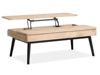 Fletcher - Lift Top Storage Cocktail Table - Driftwood
