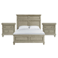 Whit-Ash - Panel Bedroom Set