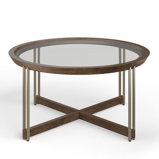 Elora - Round Cocktail Table - Walnut