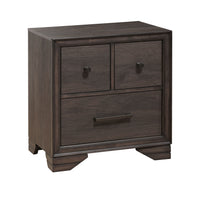 Granite Falls - 3-Drawer Youth Nightstand With Usb - Brown