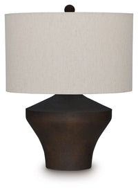 Dolanham - Metal Table Lamp - Distressed Brown