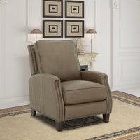Melrose - Recliner Push Thru The Arm - Cashmere-Taupe