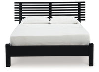 Danziar - Slat Panel Bed With Low Footboard