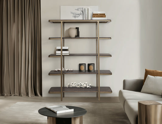 Onix - Bookcase - Mahogany Brown