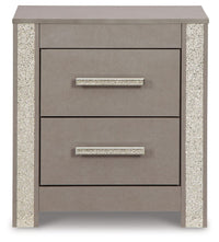 Surancha - Gray - Two Drawer Night Stand