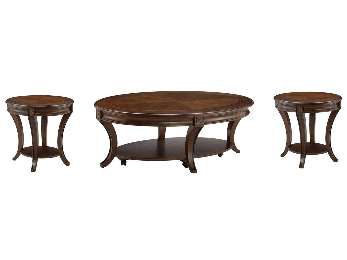 Winslet - Round Caster Cocktail Table Set