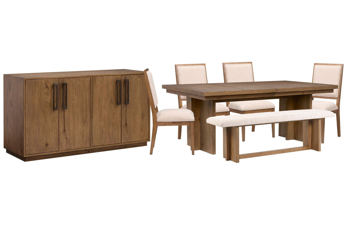 Marcel - Extendable Trestle Dining Table Set