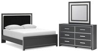 Zuraleus - Upholstered Panel Platform Bedroom Set