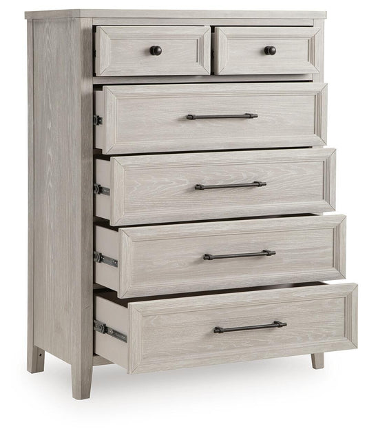 Darbonton - Six Drawer Chest - Dove White