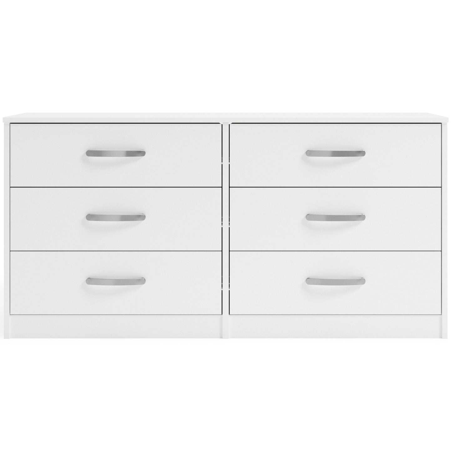 Flannia - White - Six Drawer Dresser - 29'' Height