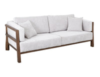 Roots - Sofa - Pearl Silver / Light Brown