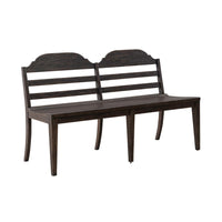 Paradise Valley - Ladder Back Bench (RTA) - Dark Brown