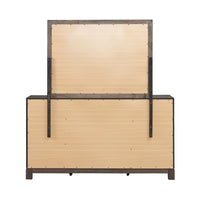 Modern Edge - Dresser & Mirror - Brown