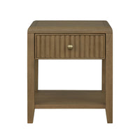 Reed - Chairside Table - Driftwood Oak