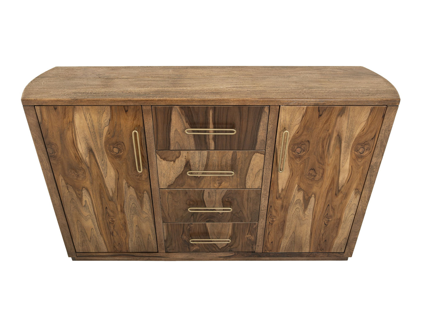 Balam - 4 Drawer & 2 Door Buffet - Light Brown