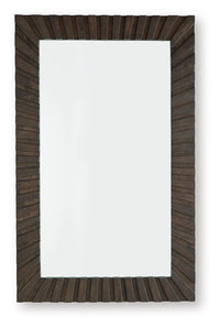 Advin - Dark Brown - Accent Mirror