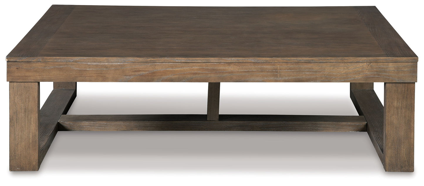 Cariton - Rectangular Cocktail Table - Gray