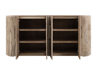 Balam - 4 Doors Console - Ivory White