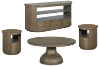 Bosley - Round Cocktail Table Set