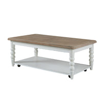 Turnberry Park - Rectangular Cocktail Table - Washed White