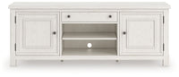 Robbinsdale - Extra Large TV Stand - Antique White