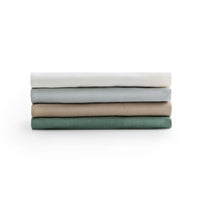 Linen-Weave Cotton - King Sheet Set - Sage