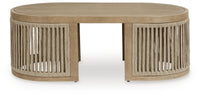 Serena Shores - Beige - Rectangular Cocktail Table