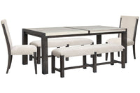 Plum Creek - 5 Piece Rectangular Dining Table Set