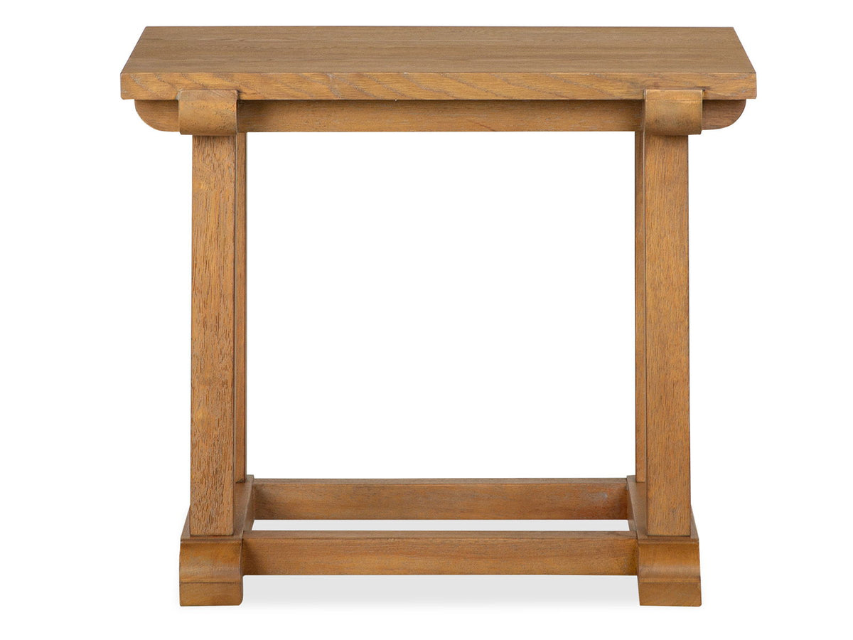 Lindon - Rectangular End Table - Belgian Wheat