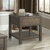 Jax - End Table - Dark Walnut