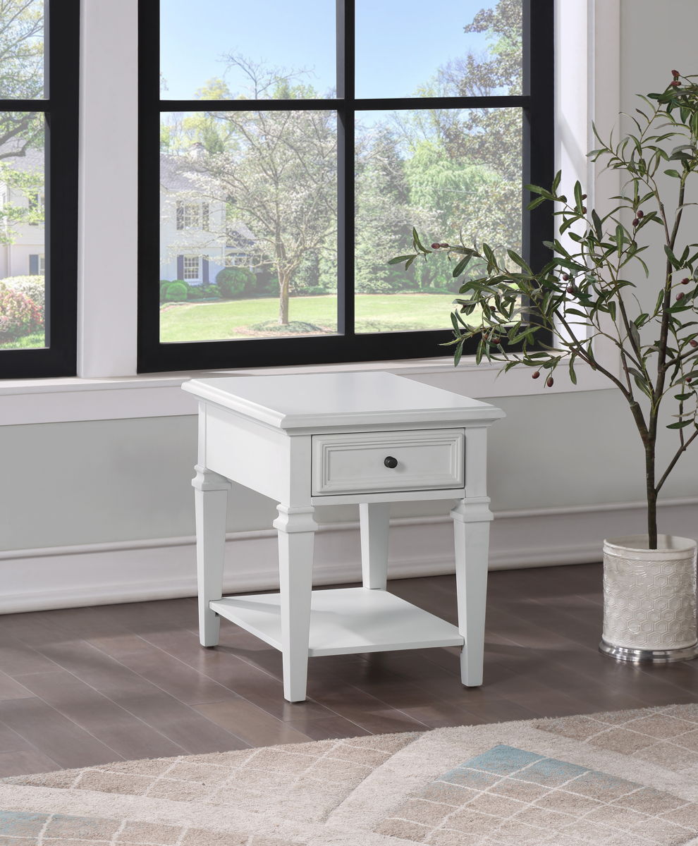 Charlestown - End Table - White