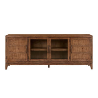 Shaker Lakes - 82" TV Console - Harvest Brown