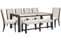 Plum Creek - 8 Piece Rectangular Dining Table Set