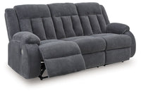 Observation - Steel - Reclining Power Sofa With Drop Down Table