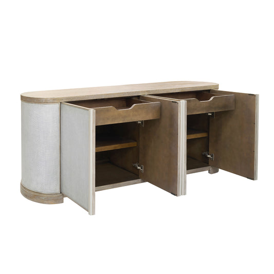 Pulaski Accents - Modern 4 Door Credenza - Multi