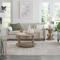 Magnolia Manor - 3 Piece Table Set (Round End Table) - Weathered Bisque