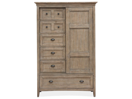 Paxton Place - Wood Door Chest - Dove Tail Gray