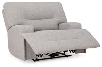 Acklen Place - Wide Seat Power Recliner - Pewter