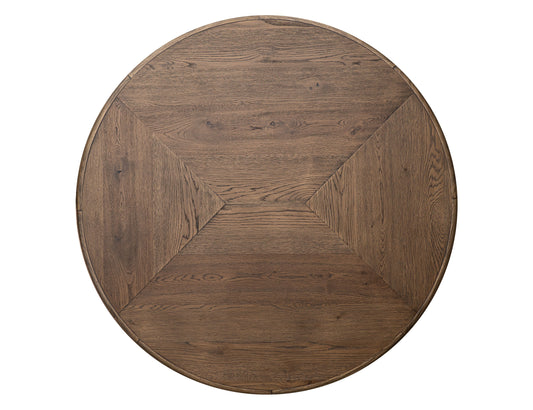 Novus Lodge - Round Table - Walnut Brown