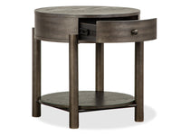 Hadleigh - Round End Table - Coffee Bean
