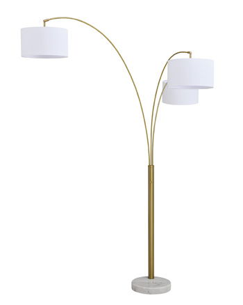 Valo - Metal Arc Lamp - Gold Finish